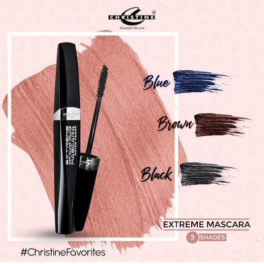 Christine Waterproof Quick Dry Extreme Mascara