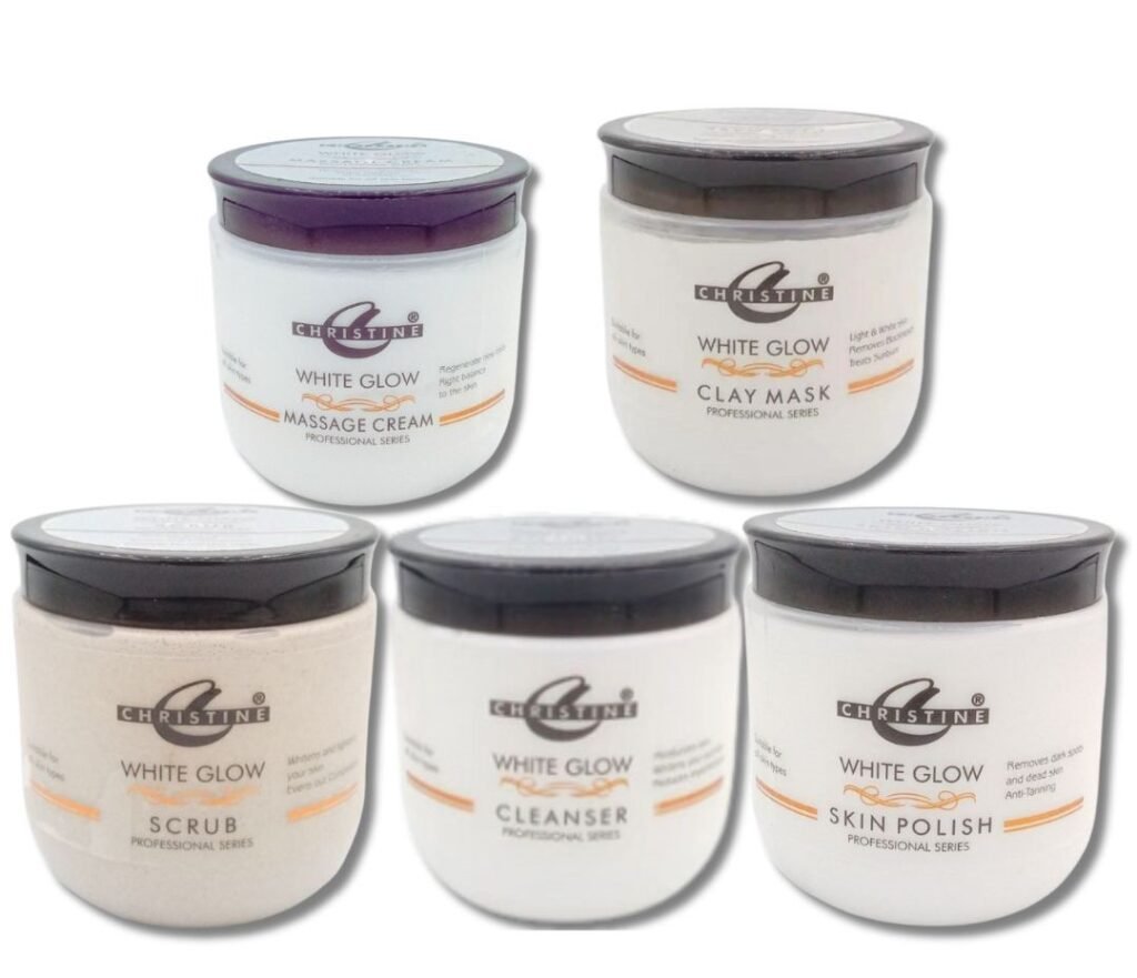 Christine Professional White Glow Jar Series