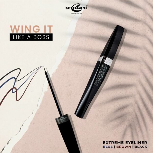 Christine Waterproof Quick Dry Extreme Eye Liner