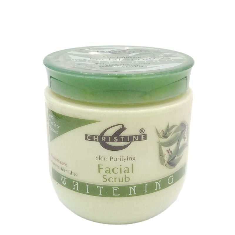 Christine Whitening Scrub Jar (Tea Tree Extracts)