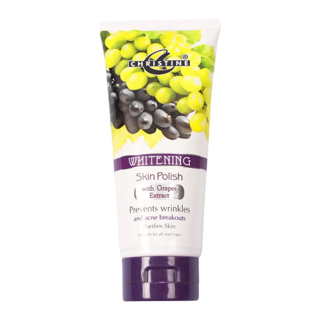 Christine Whitening Skin Polish Tube (Grapes Extracts)