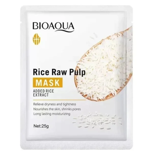 BioAqua Rice Raw Pulp Face Mask (25gm)