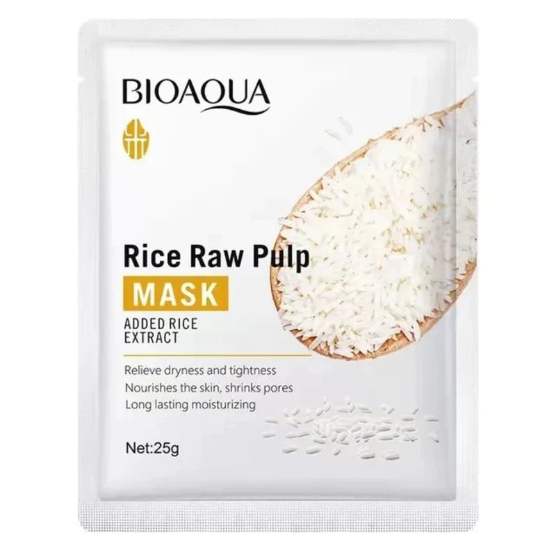 BioAqua Rice Raw Pulp Face Mask (25gm)