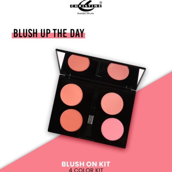 Christine 4-Color Professional Blush On Kit