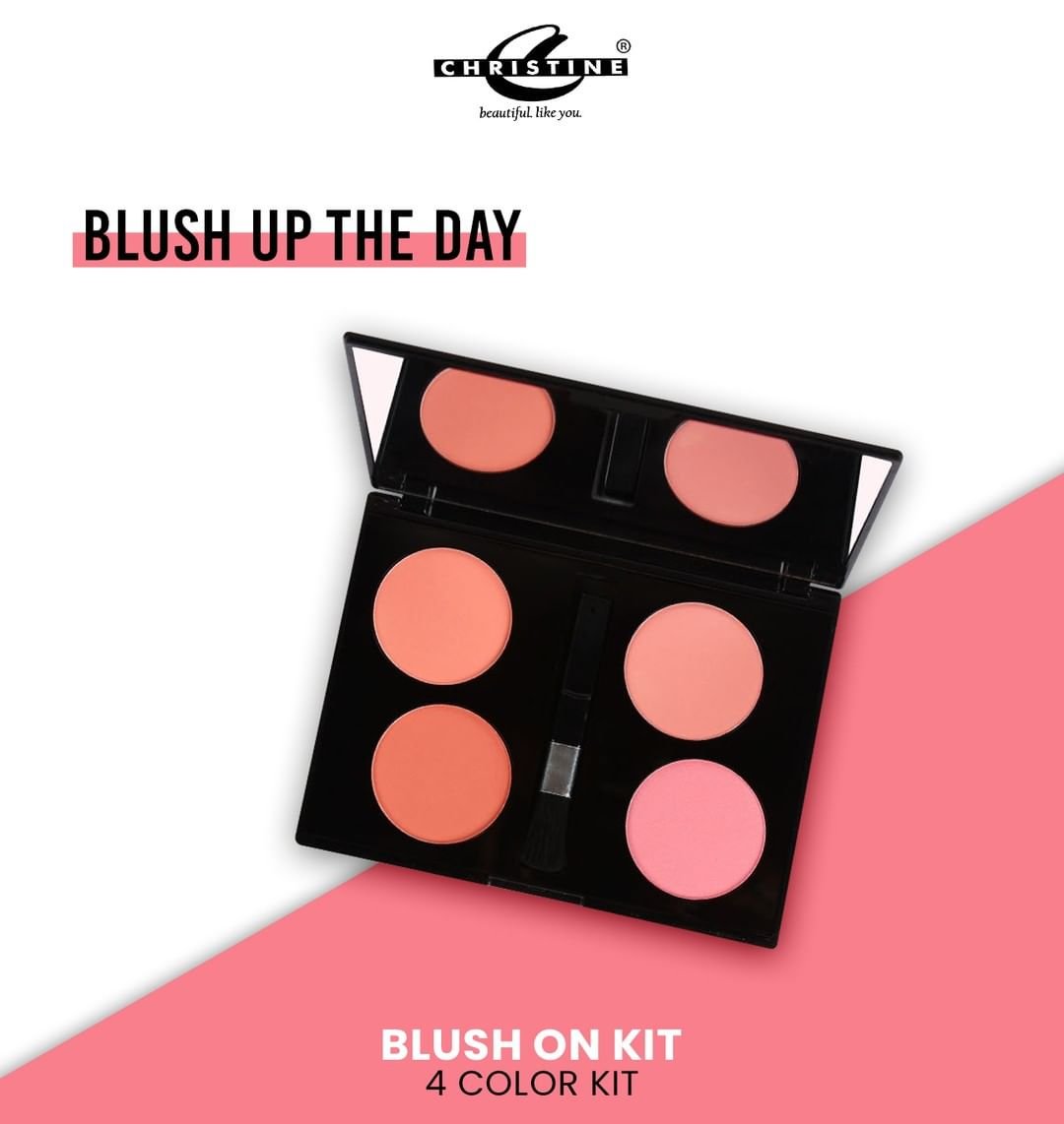 Christine 4-Color Professional Blush On Kit