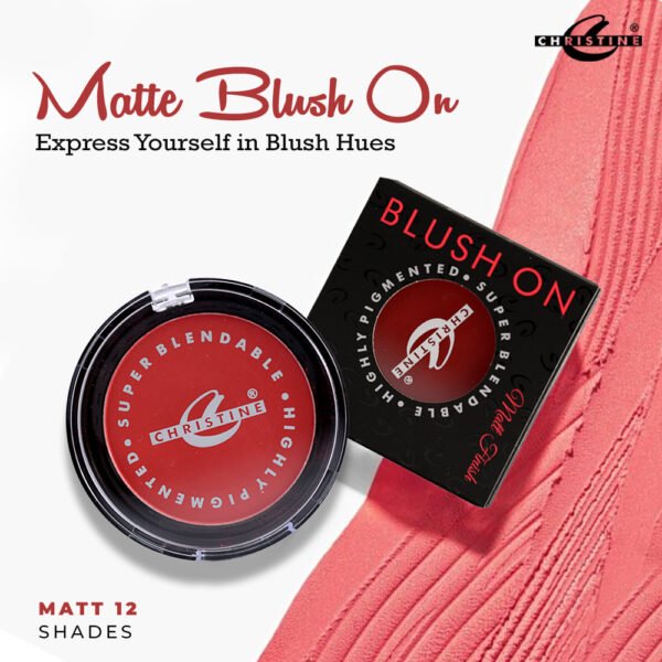 Christine Single Matte Blush On
