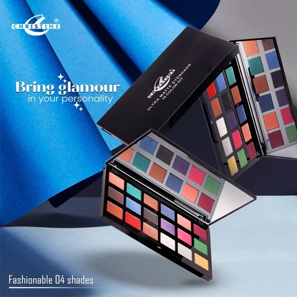 Christine 18 Color Eyeshade Kit
