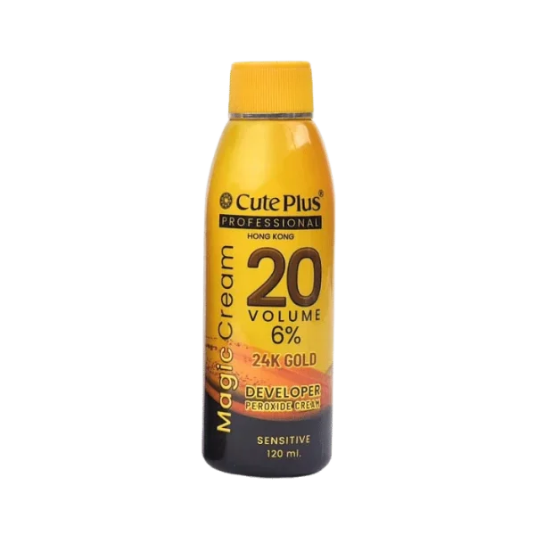 CutePlus 24K Gold Developer Peroxide Cream (120ml)