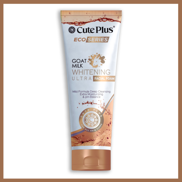 CutePlus Eco-Series Goat Milk Facial Foam (100ml)