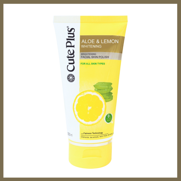 CutePlus White Series Aloe and Lemon Skin Polish (150ml)