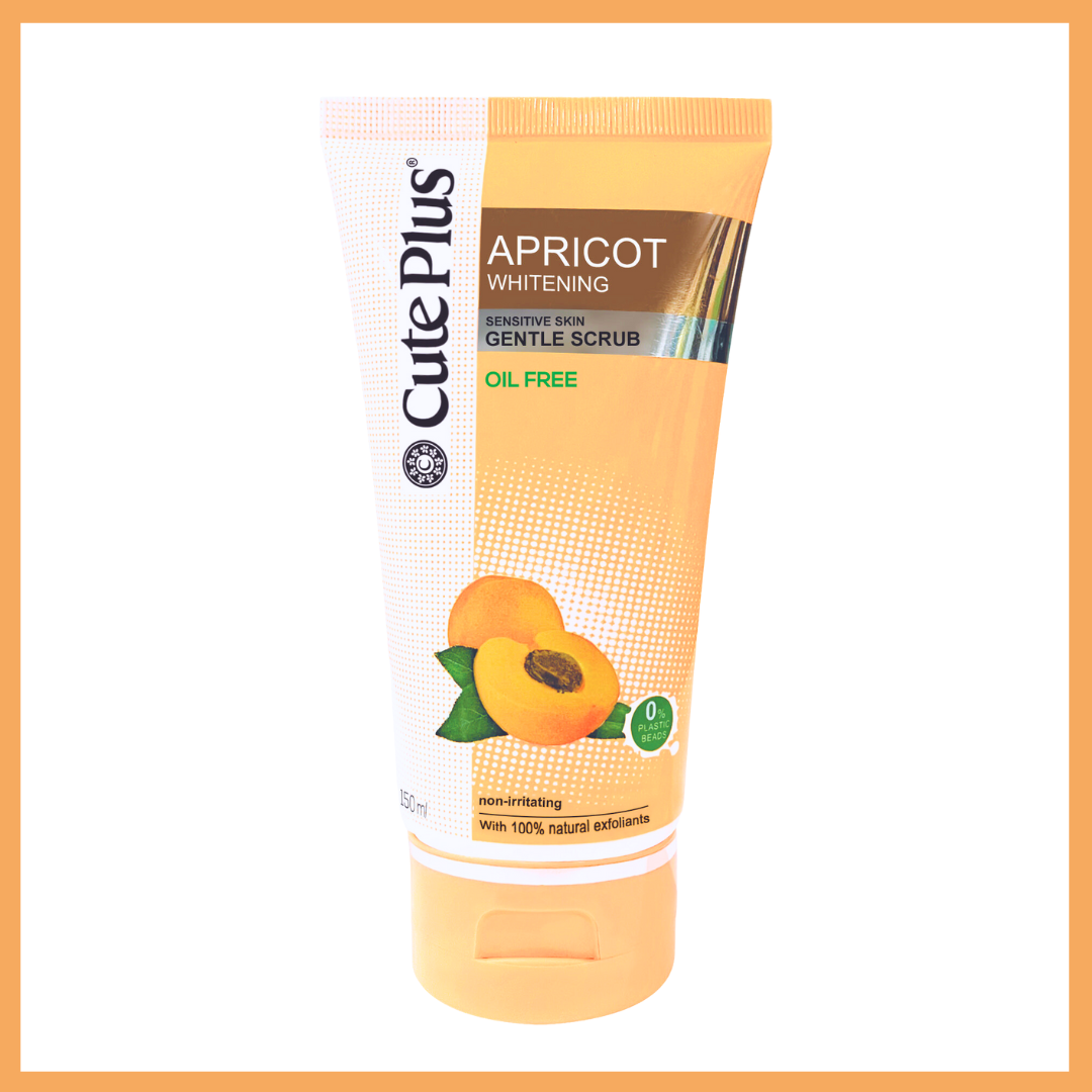 CutePlus White Series Whitening Apricot scrub (150ml)
