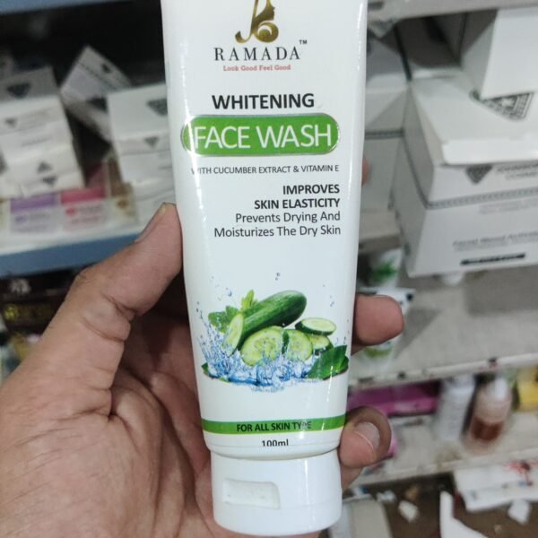 Ramada Whitening Cucumber Extract & Vitamin-E Facewash (100ml) 🇵🇰