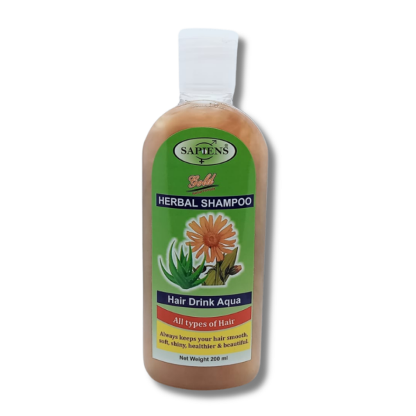 Sapiens Gold Herbal Shampoo (200ml)