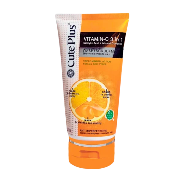 Cute Plus Vitamin C 3 in 1 Face wash