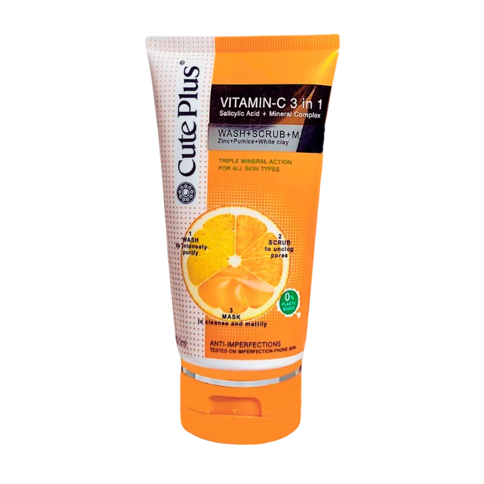 Cute Plus Vitamin C 3 in 1 Face wash