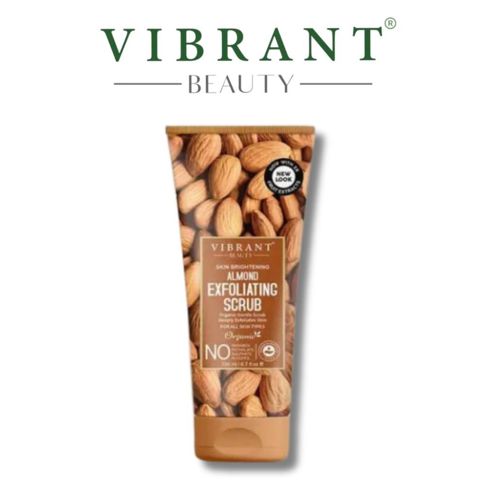Vibrant Beauty Almond Exfoliating Scrub (200ml)