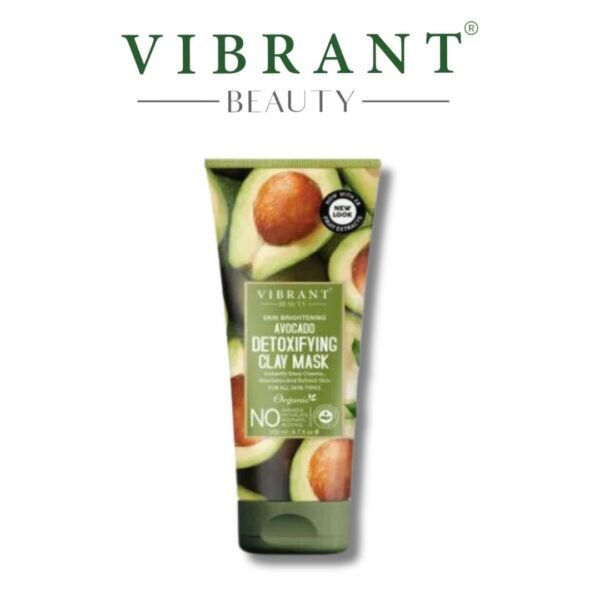 Vibrant Beauty Avocado Detoxifying Clay Mask (200ml) 🇦🇪