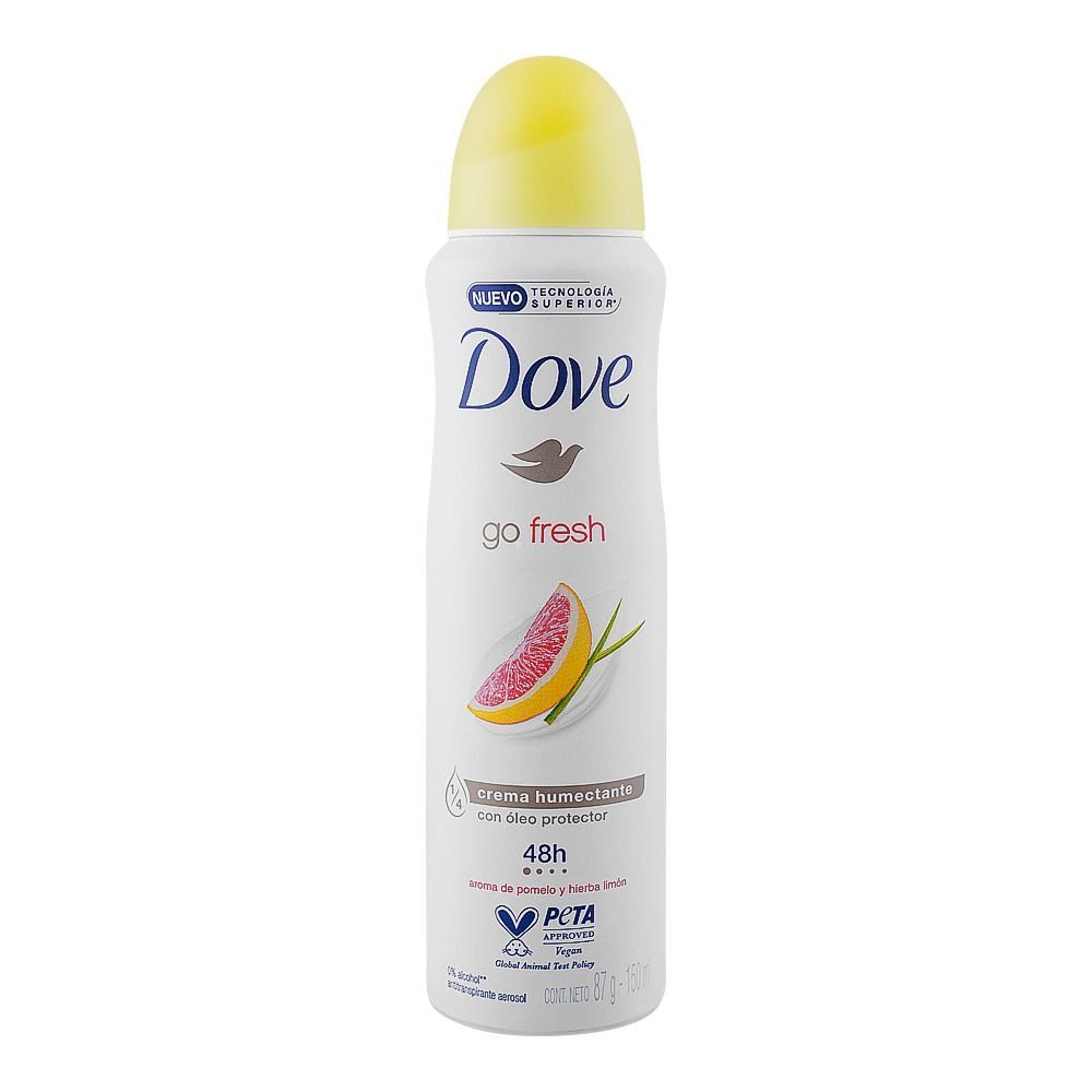 Dove Body Spray Go Fresh Grape Fruit & Lemon Grass (150ml)