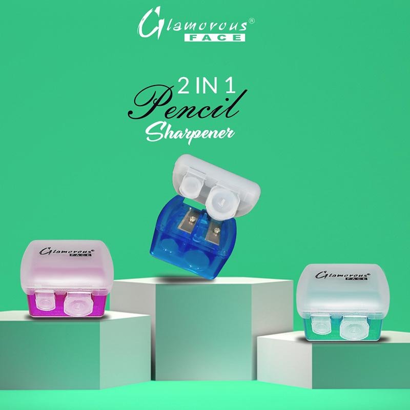 Glamorous Face 2-in-1 Pencil Sharpener