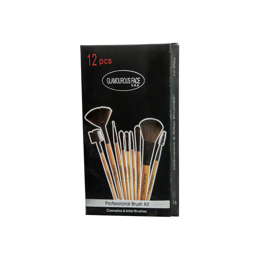 Glamorous Face Brush Kit (12 Pieces)