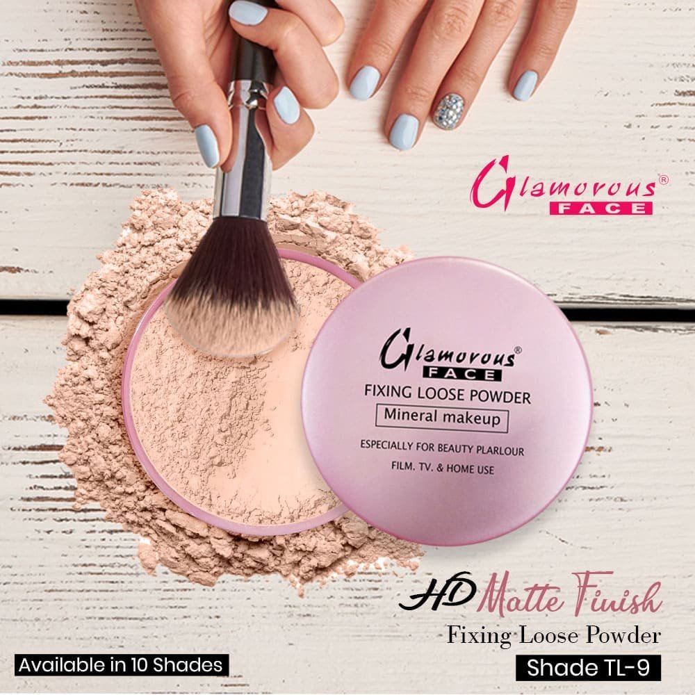 Glamorous Face HD Matte Finish Fixing Loose Powder