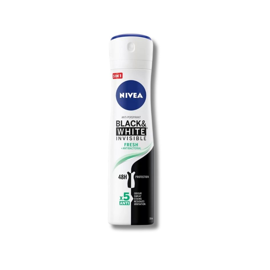 Nivea Black & White Invisible Fresh Antiperspirant spray (150ml)