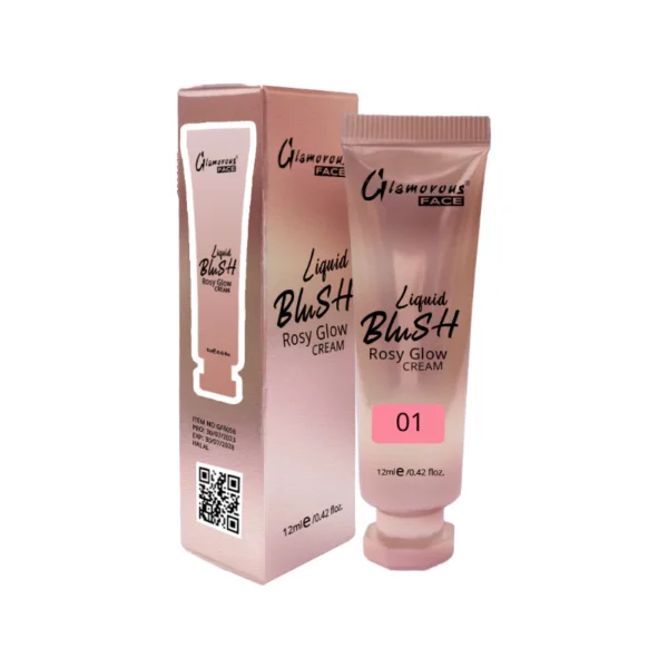 Glamorous Face Rosy Glow Liquid Blush Cream (12ml)