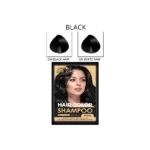 Spa Line By Glamorous Face Hair Color Shampoo (Black)