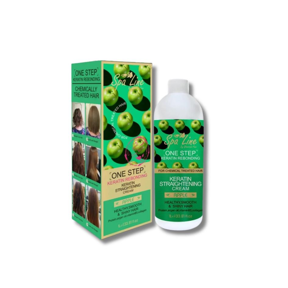 Spa Line Green Apple 3-in-1 Rebonding Cream (1000 ml)