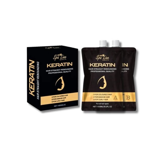 Spa Line Keratin Professional Hair Straight Rebounding (1000ml)
