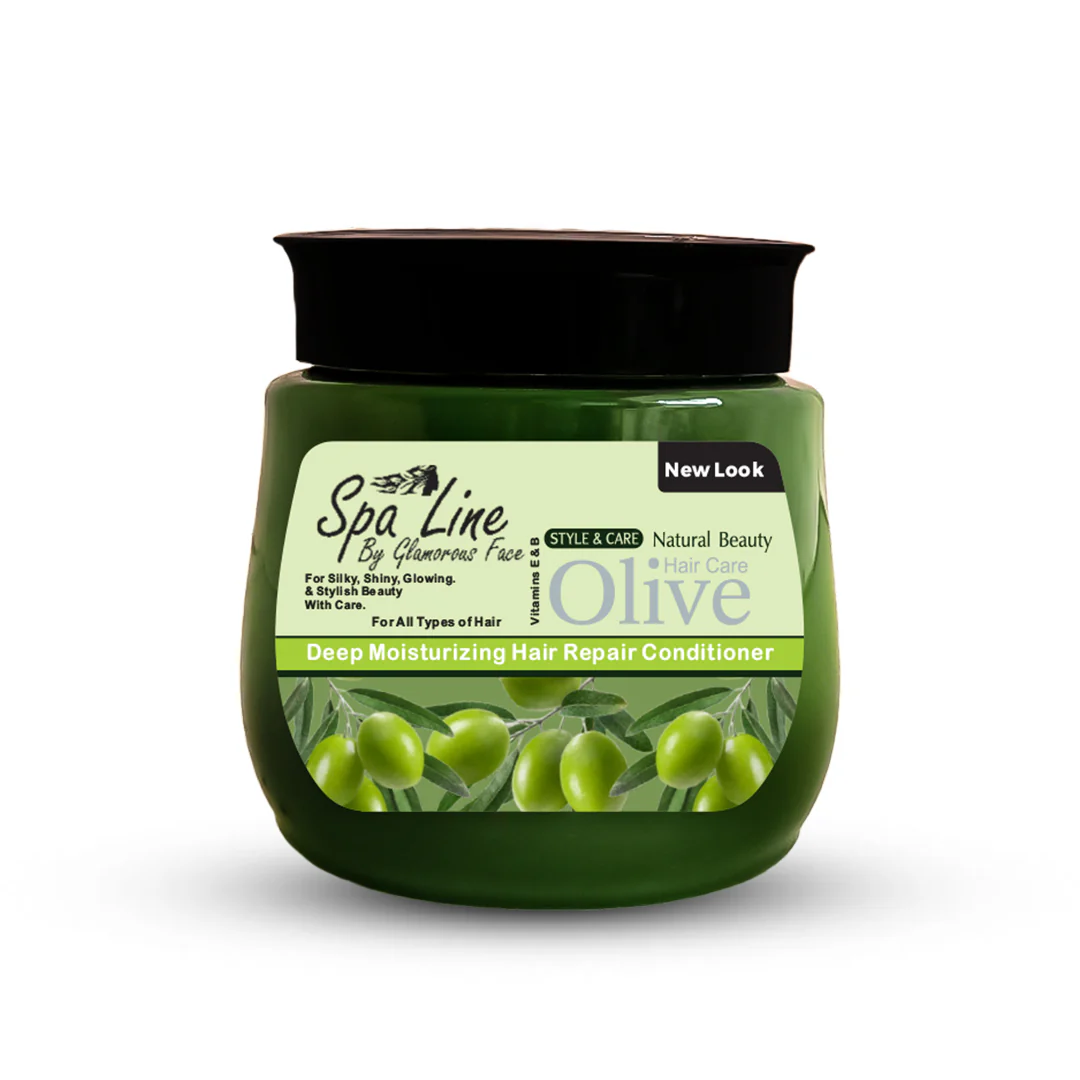Spa Line Olive Hair Repair Conditioner Jar (650g)