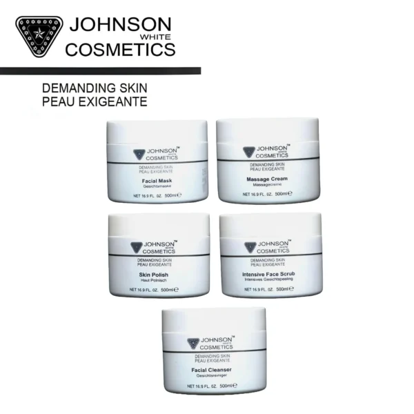 Johnson White Cosmetics Facial Kit (500ml Each) Pack of 5