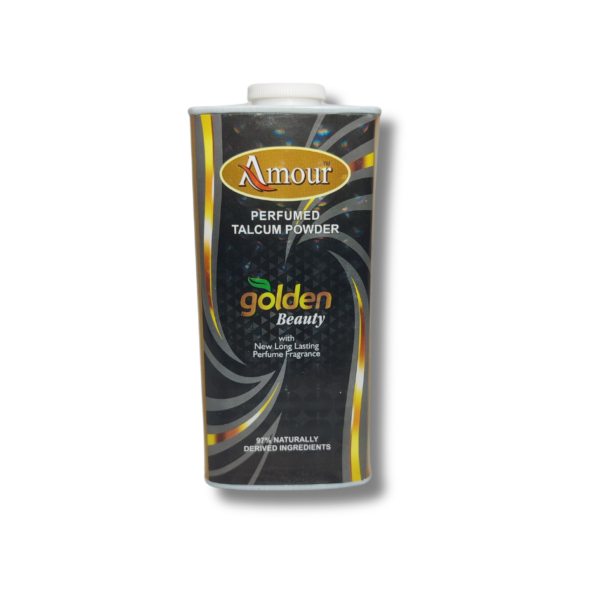 Amour Golden Beauty Perfumed Talcum Powder (100 g)