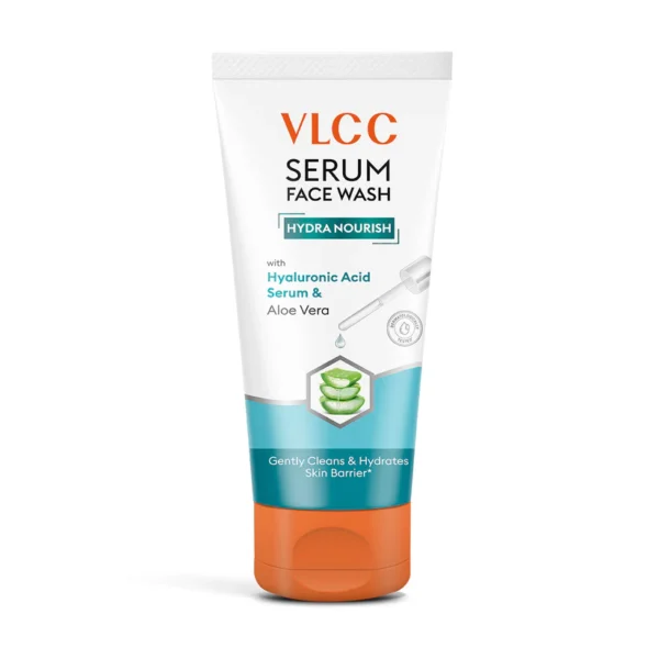 VLCC Hydra Nourish Serum Face wash with Hyaluronic Acid Serum & Aloe Vera (150ml)