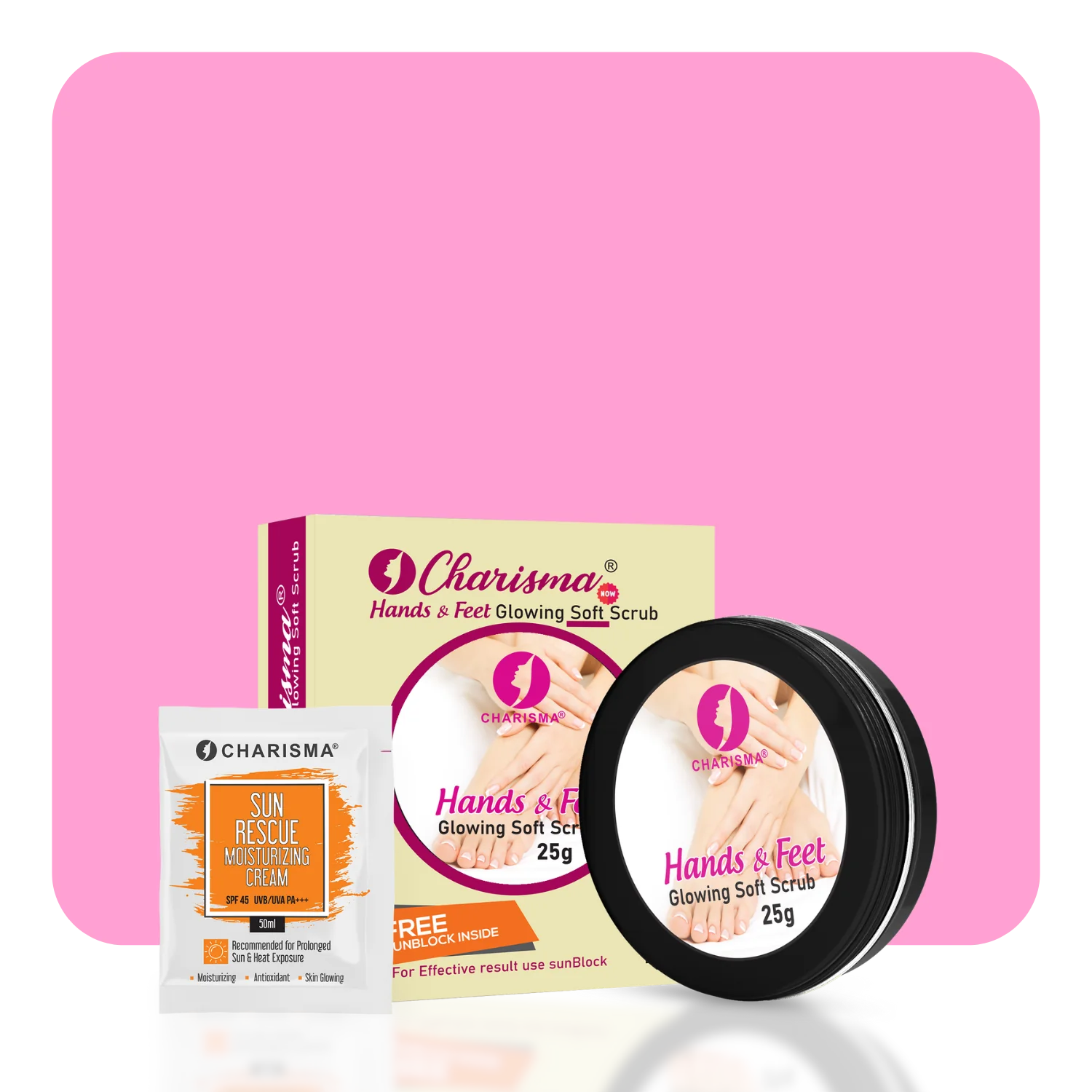 Charisma Hands & Feet Whitening Scrub (25 g)