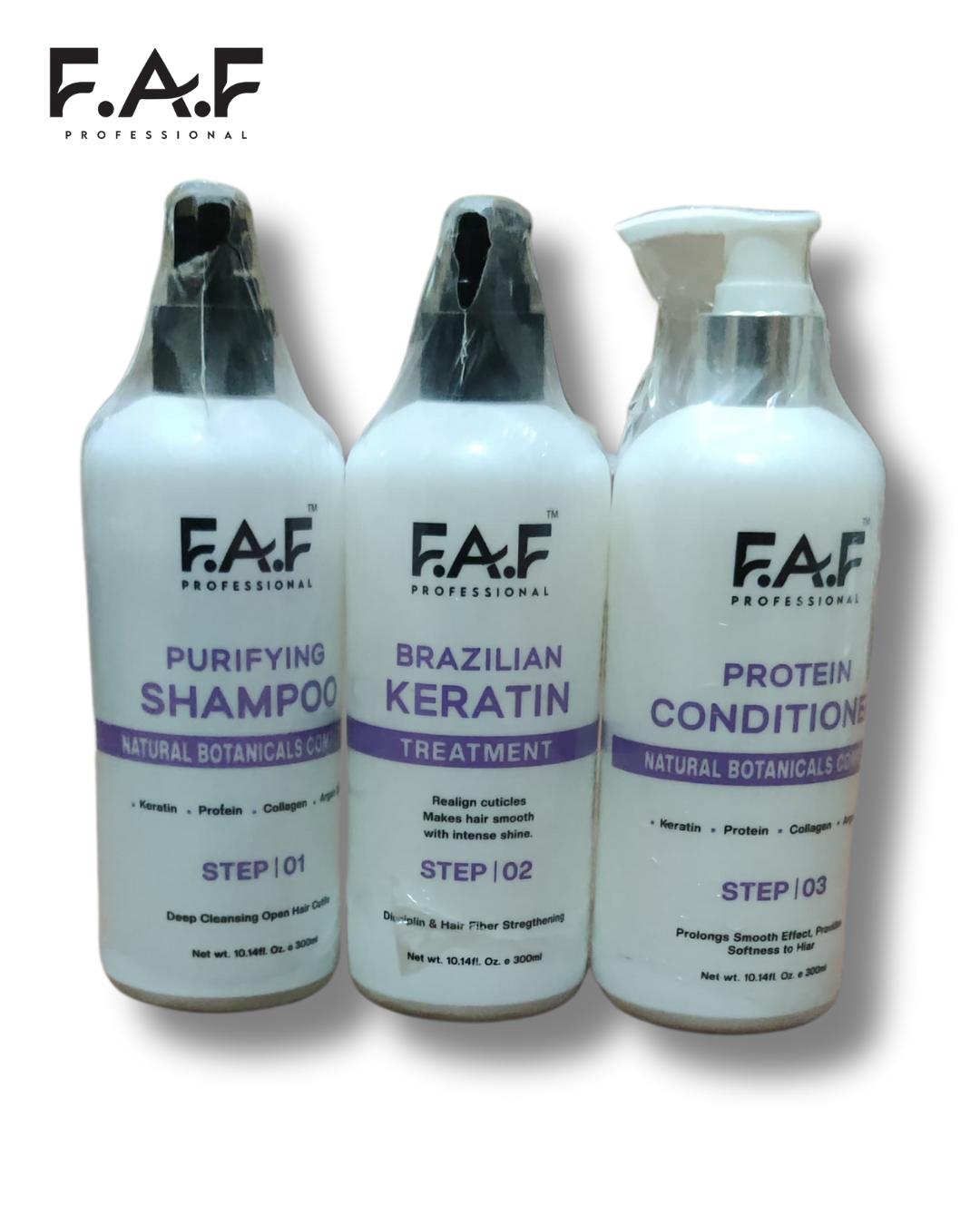 F.A.F Professional Hair Treatment Kit (300 ml)