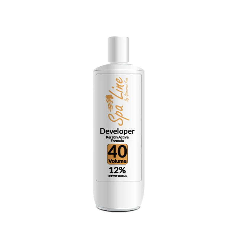 Spa Line By Glamorous Face 40 Vol Developer Keratin Active Formula (1000ml)