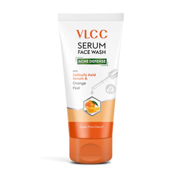 VLCC Acne Defence Serum Face wash with Salicylic Acid Serum & Orange Peel (150ml)