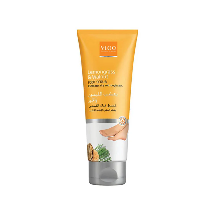 VLCC Lemon Grass & Walnut Foot Scrub